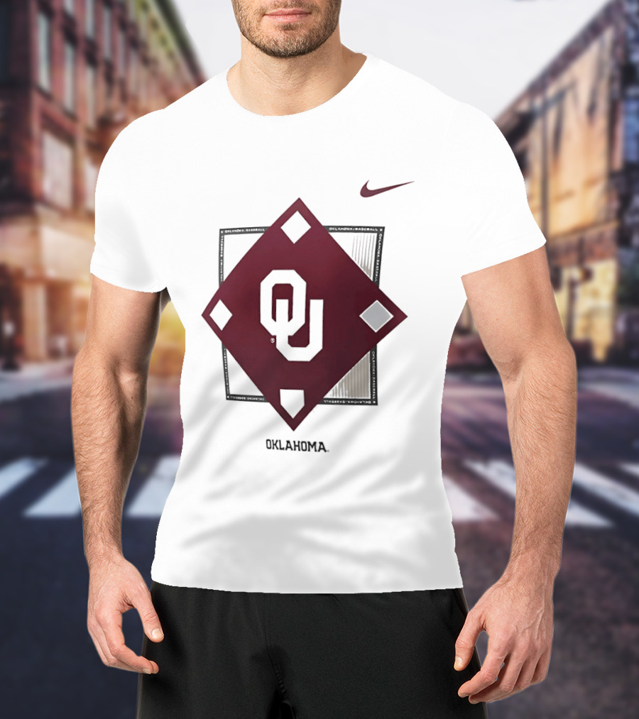 Nike Oklahoma Sooners OU Baseball Diamond T-Shirt