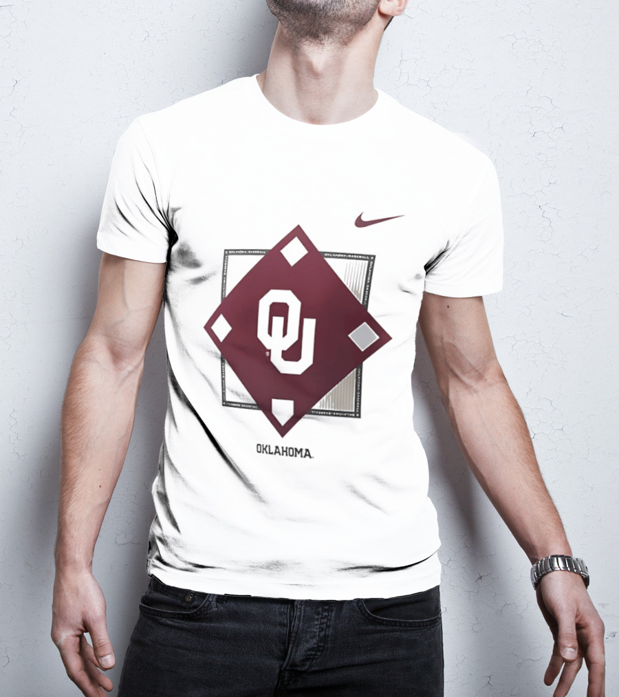 Nike Oklahoma Sooners OU Baseball Diamond T-Shirt