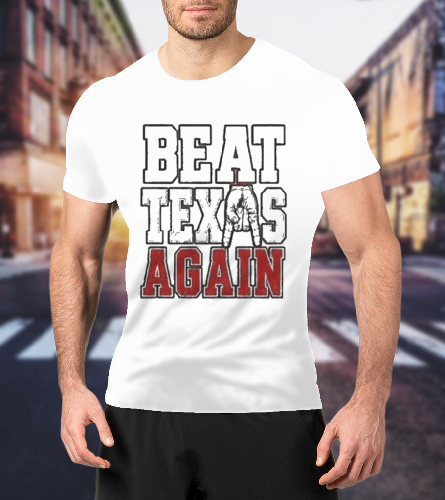 Oklahoma Sooners Beat Texas Again College Football Rivalry T-Shirt