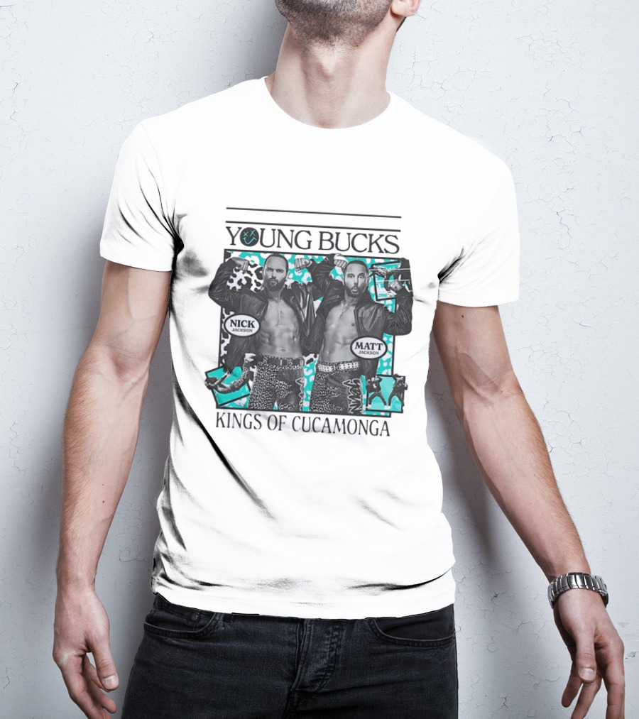 Young Bucks Nick Jackson Matt Jackson Kings Of Cucamonga T-Shirt