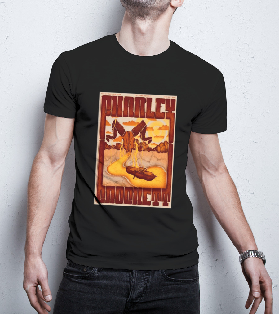 Charley Crockett Age Of The Ram Tour Fillmore Detroit June 23 2026 T-Shirt
