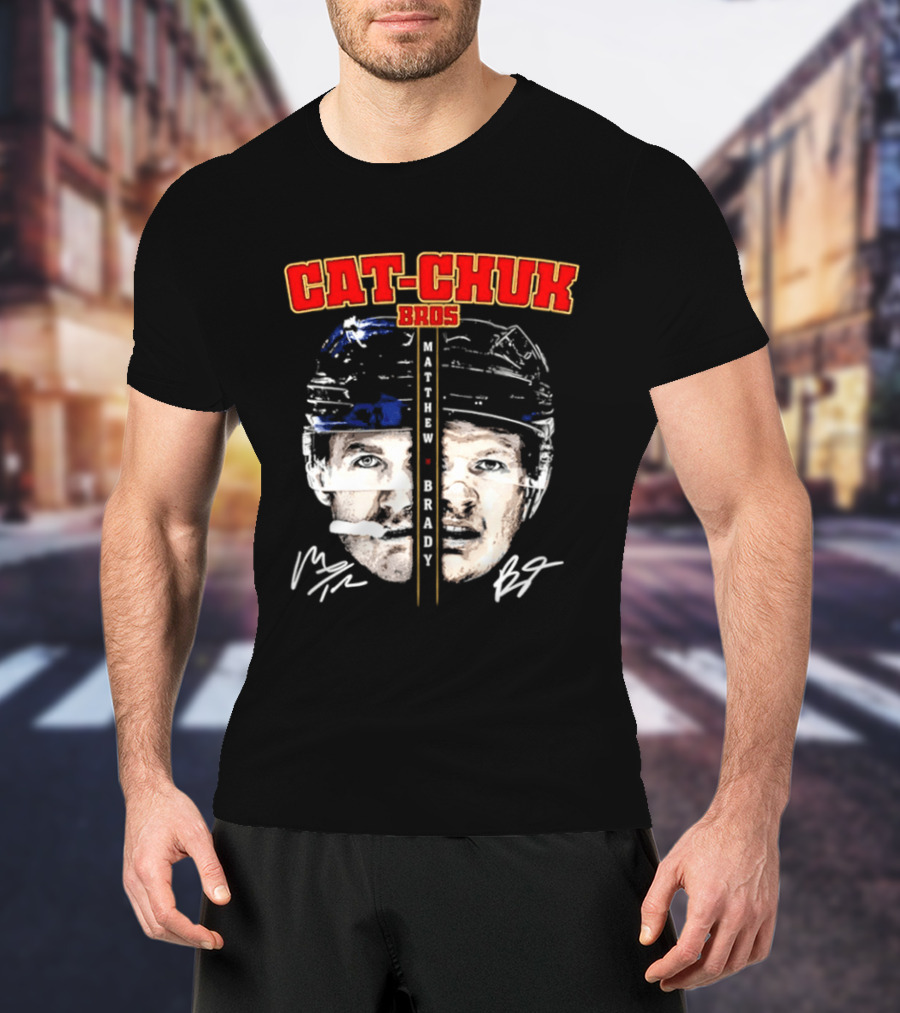 Florida Cat Chuk Bros Matthew Brady Tkachuk Signatures T-Shirt