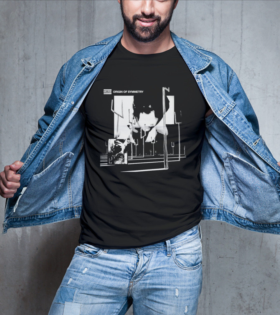 Muse Origin Of Symmetry Album Cover Forks Shadows T-Shirt
