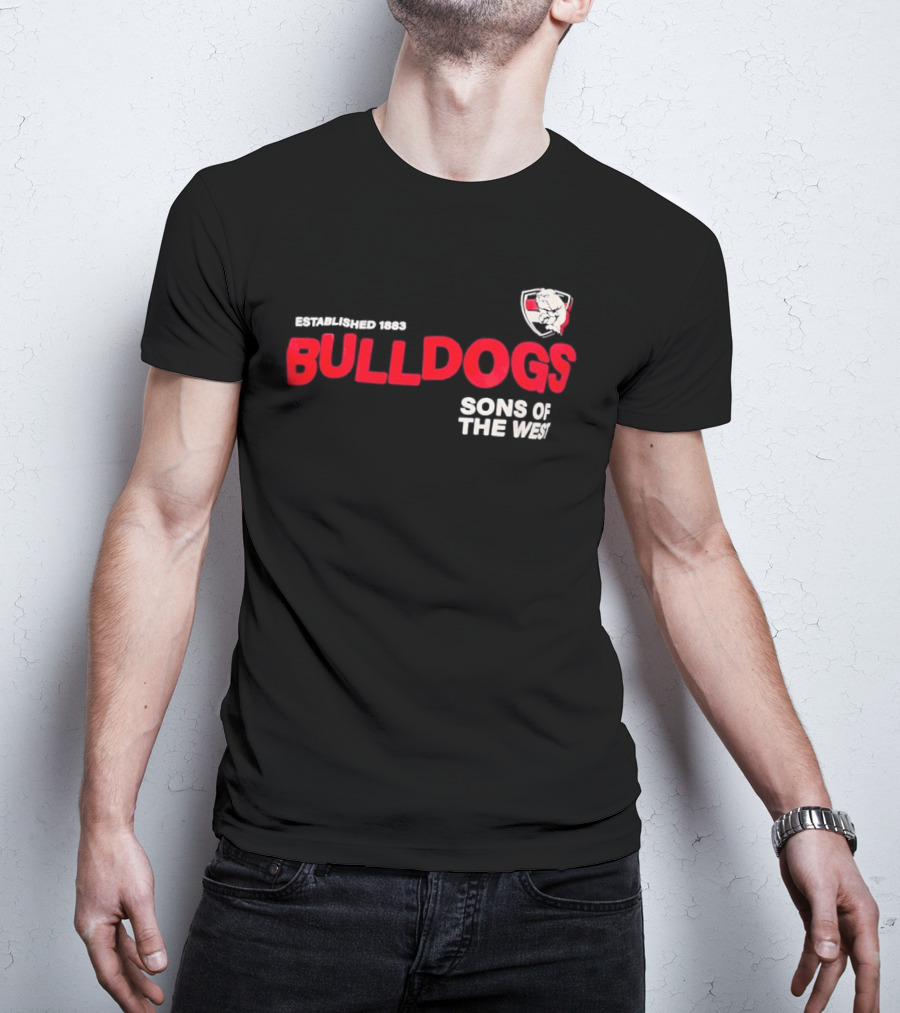 Western Bulldogs Established 1883 Sons Of The West T-Shirt