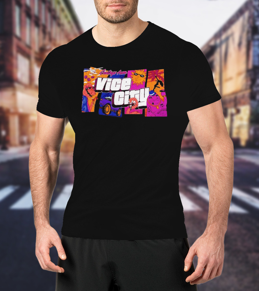 Greetings From Vice City Grand Theft Auto VI GTA 6 Lucia T-Shirt