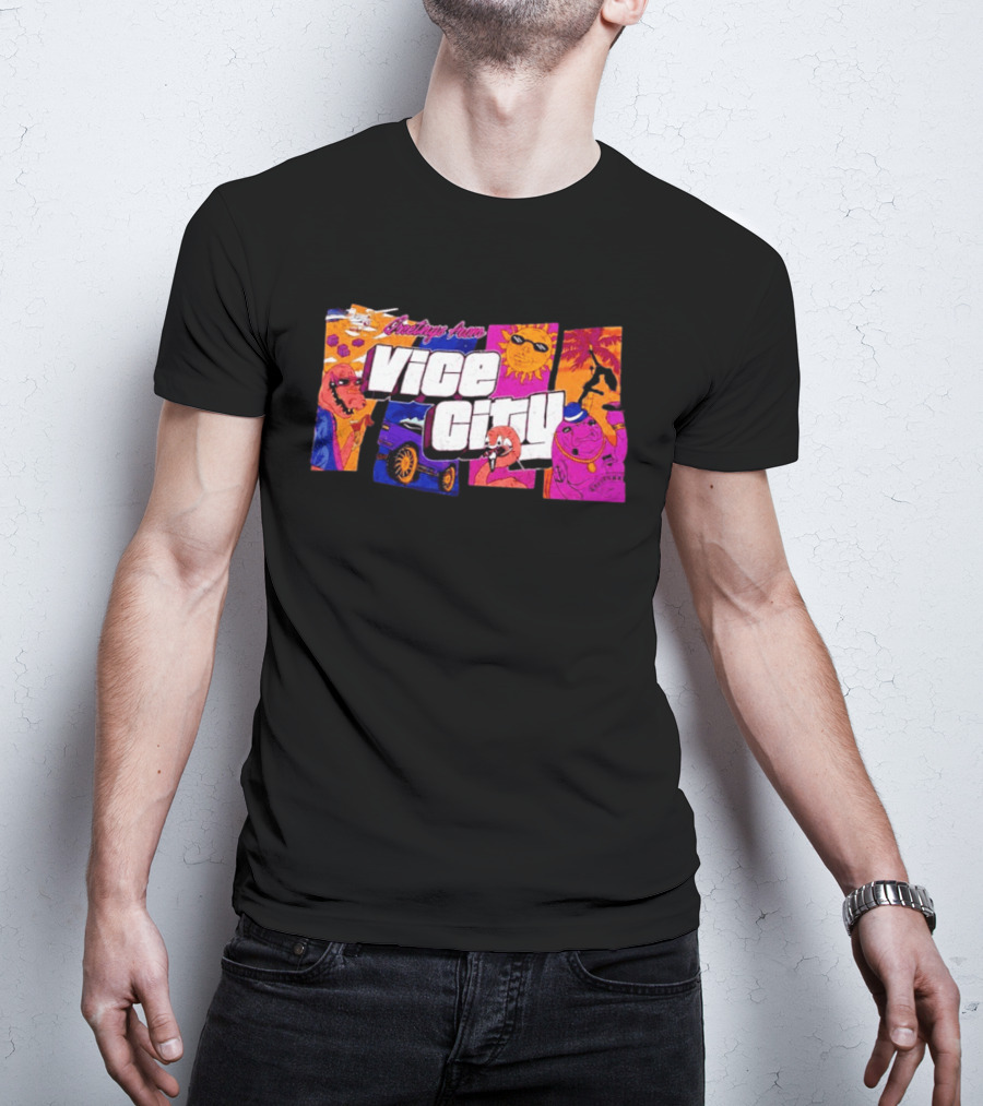 Greetings From Vice City Grand Theft Auto VI GTA 6 Lucia T-Shirt