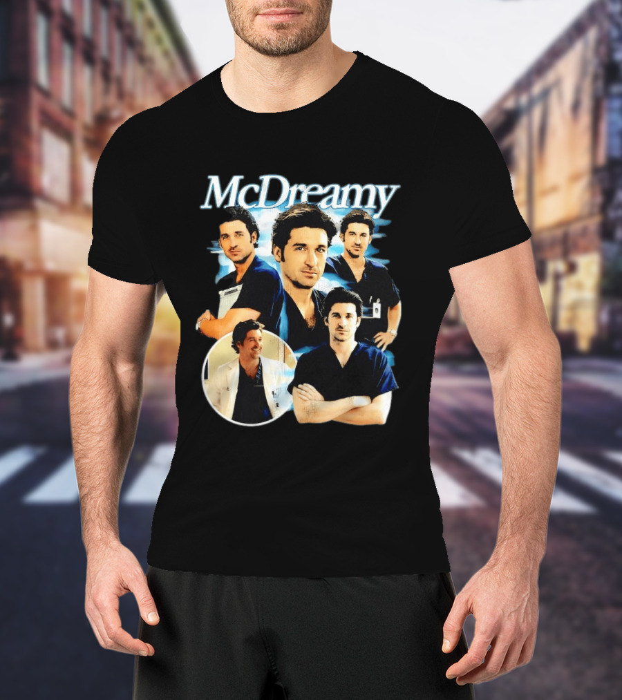 McDreamy Patrick Dempsey Doctor Characters Compilation T-Shirt