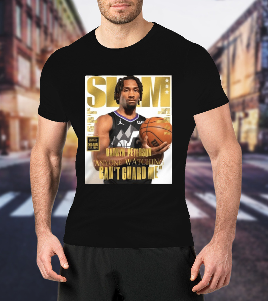 SLAM Gold Darryn Peterson Anyone Ing Can't Guard Me T-Shirt