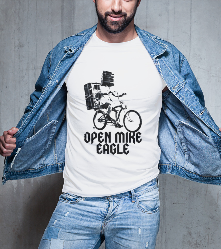 Open Mike Eagle Bicycle Art Hip Hop Alternative Rap T-Shirt