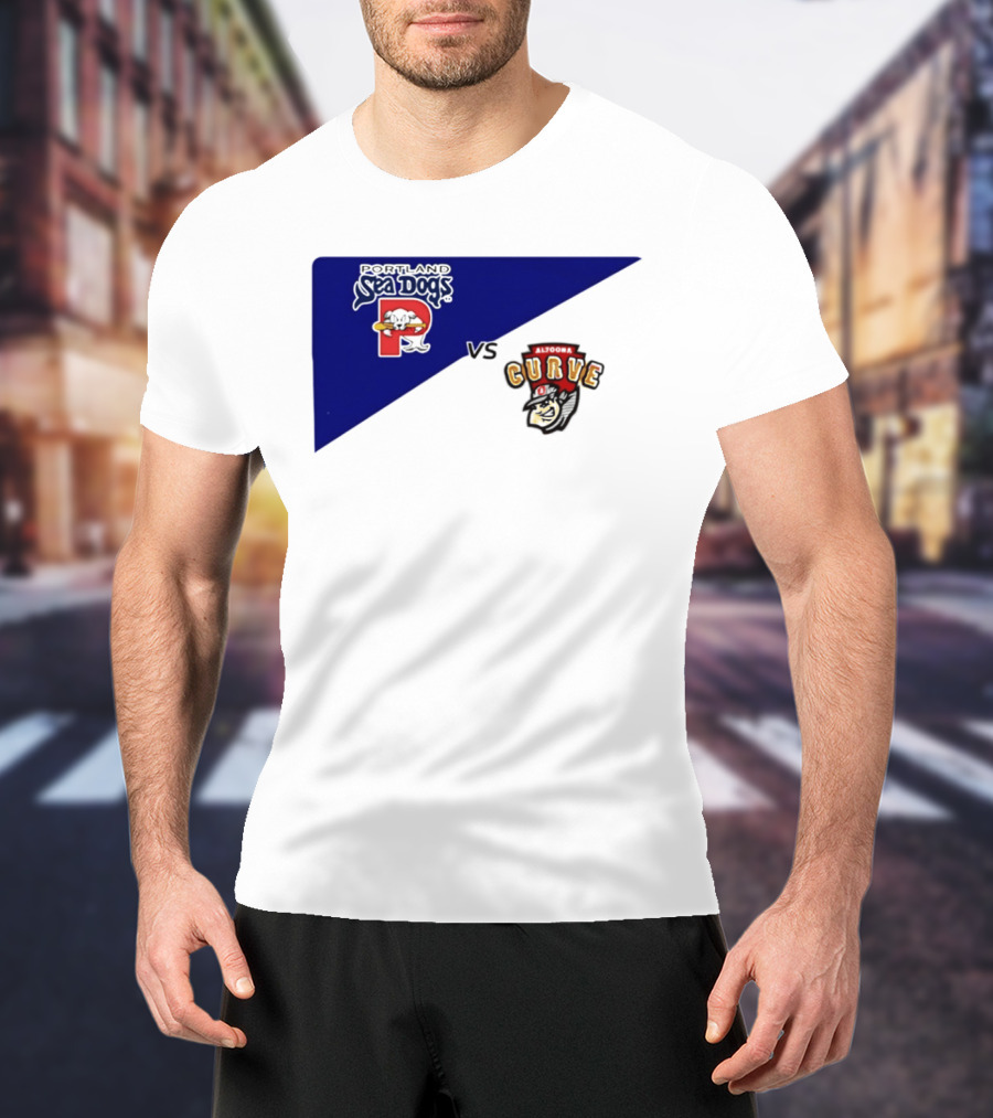 Portland Sea Dogs Altoona Curve Baseball Matchup 2026 T-Shirt