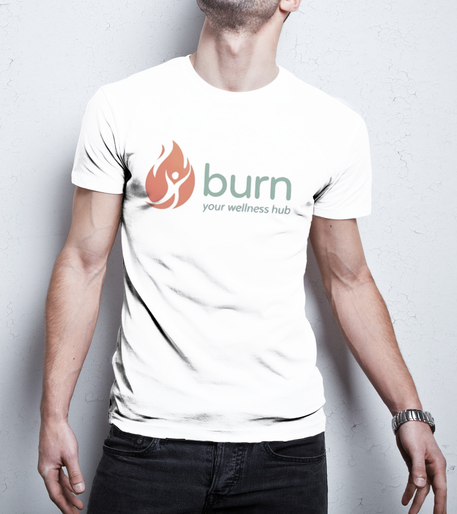 Burn Your Wellness Hub Flame T-Shirt
