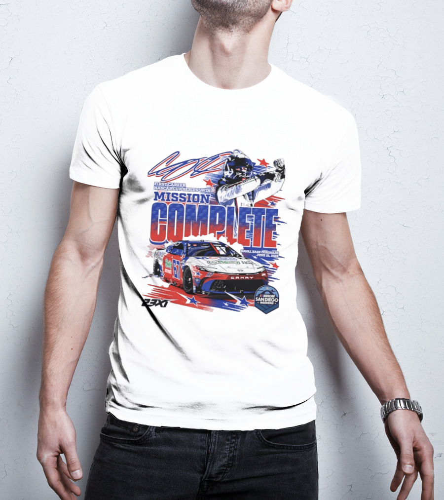 NASCAR San Diego 2023 First Career Cup Series Win Mission Complete T-Shirt