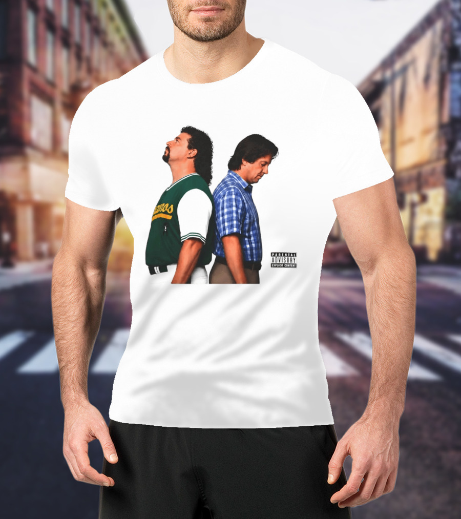 Kenny Powers Stevie Eastbound Bound And Down Parental Advisory Explicit Content T-Shirt