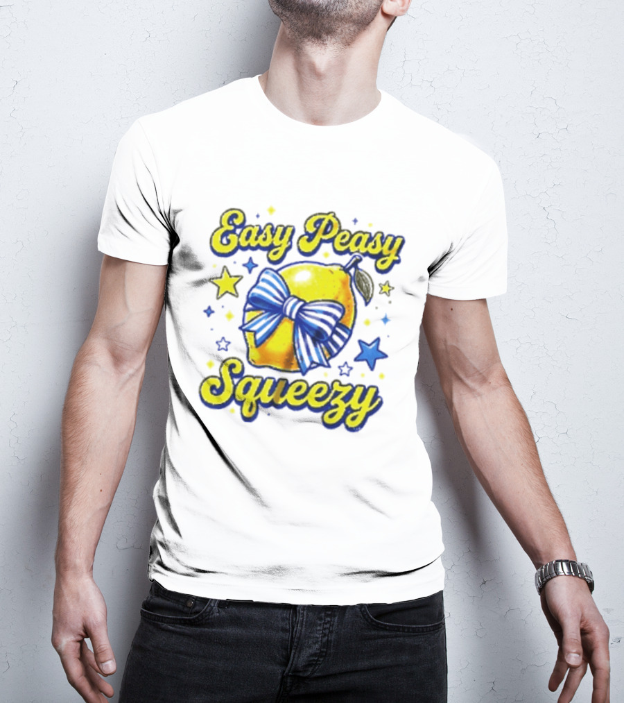 Easy Peasy Lemon Squeezy Bow Star T-Shirt