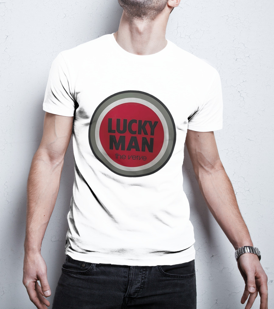 The Verve Lucky Man Red Circle T-Shirt