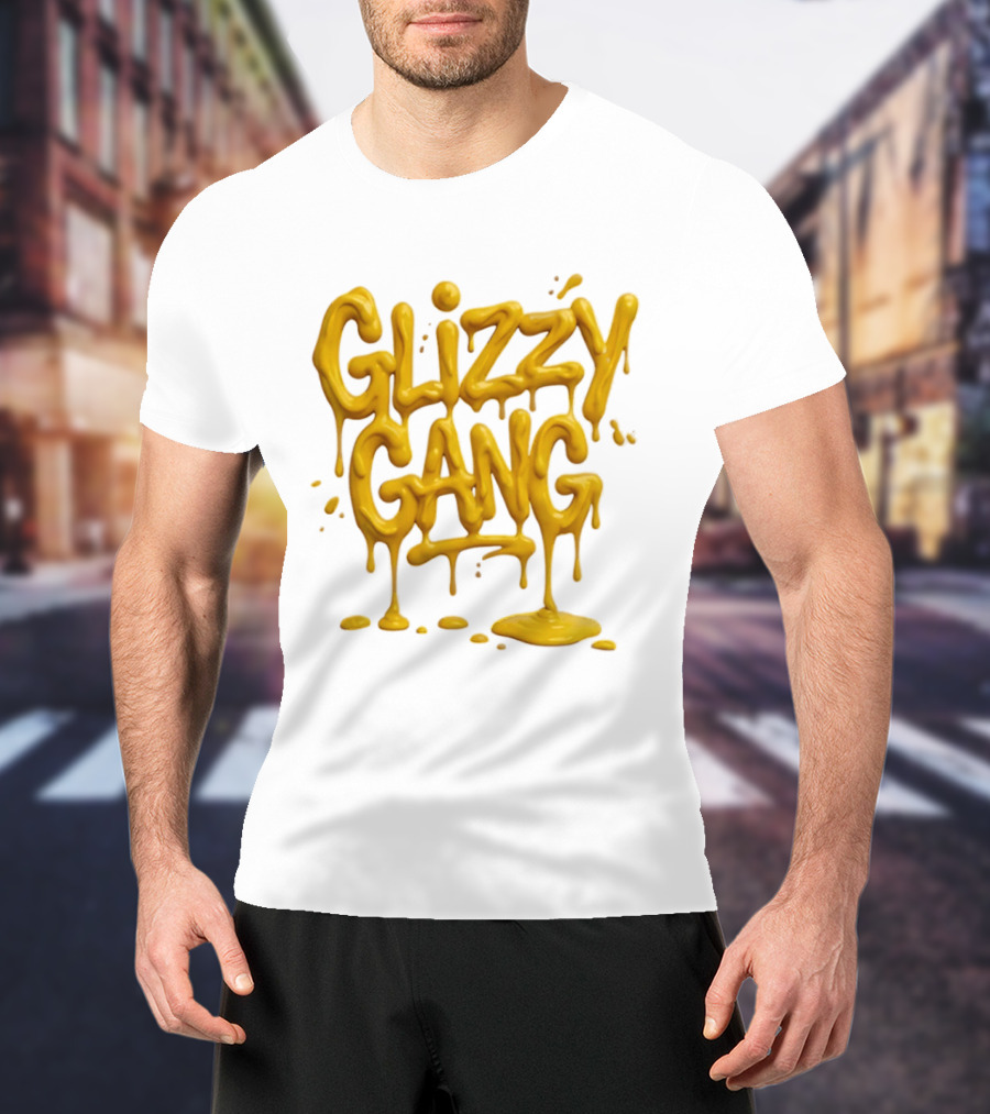 Glizzy Gang Mustard Drip T-Shirt
