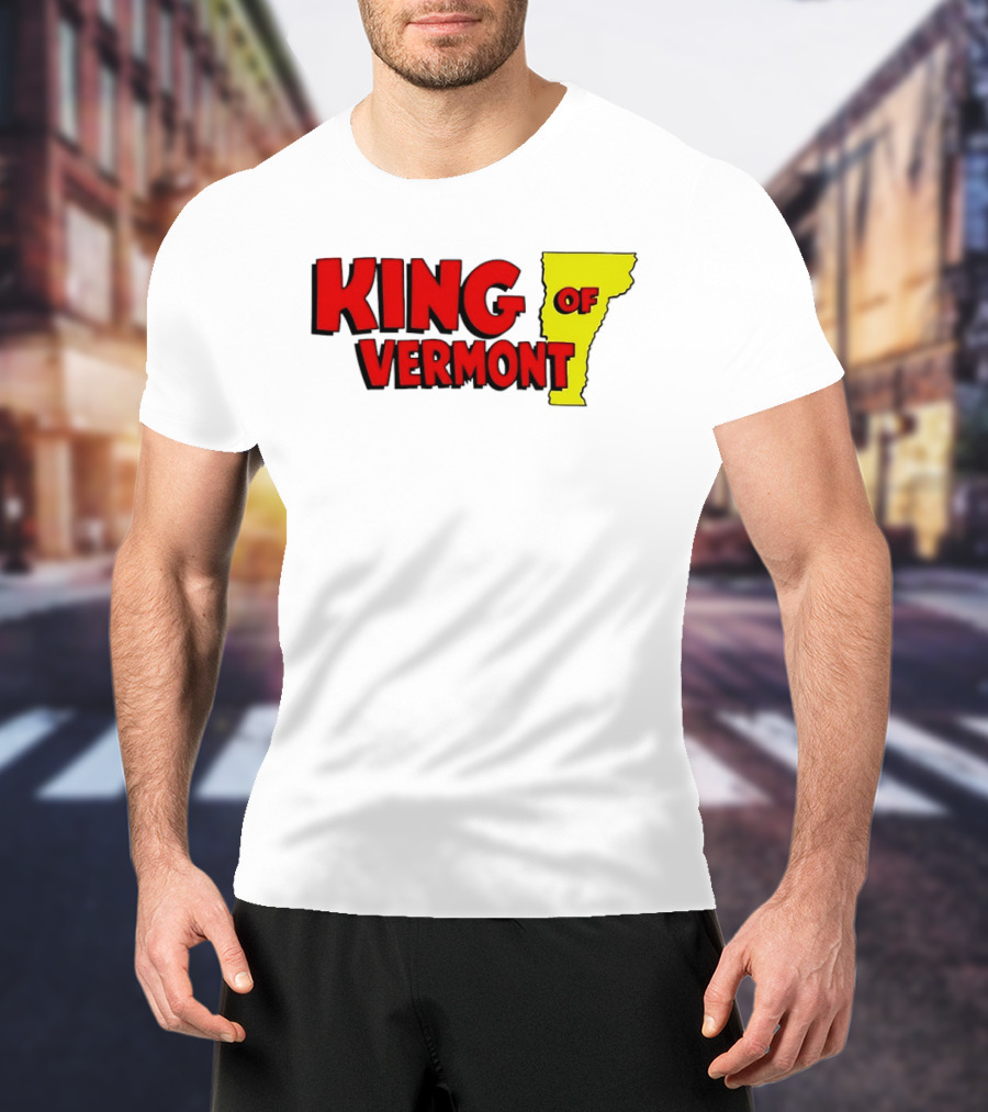 KING OF VERMONT Map T-Shirt