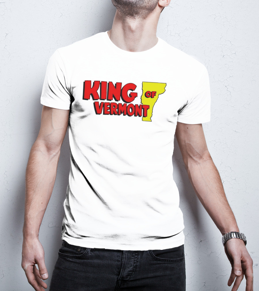 KING OF VERMONT Map T-Shirt