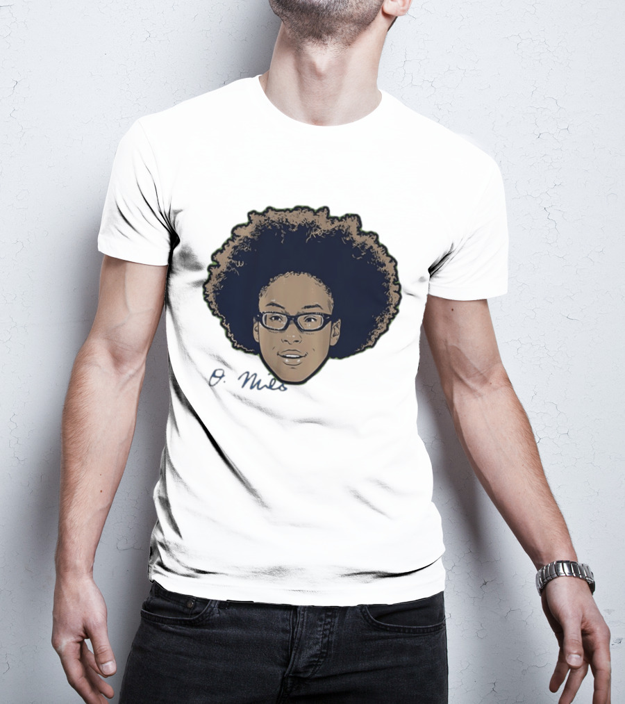 Olivia Miles Swag Afro Head WNBA Minnesota Lynx T-Shirt