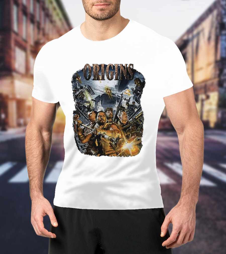 Origins Call Of Duty Zombies Tank Dempsey Nikolai Belinski Takeo Masaki Edward Battle Scene T-Shirt