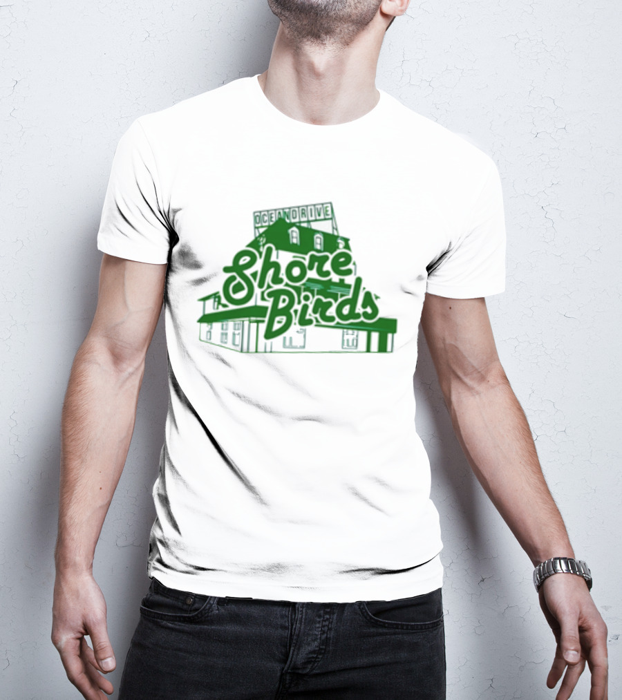 Jason Kelce Oceandrive Shore Birds Building T-Shirt