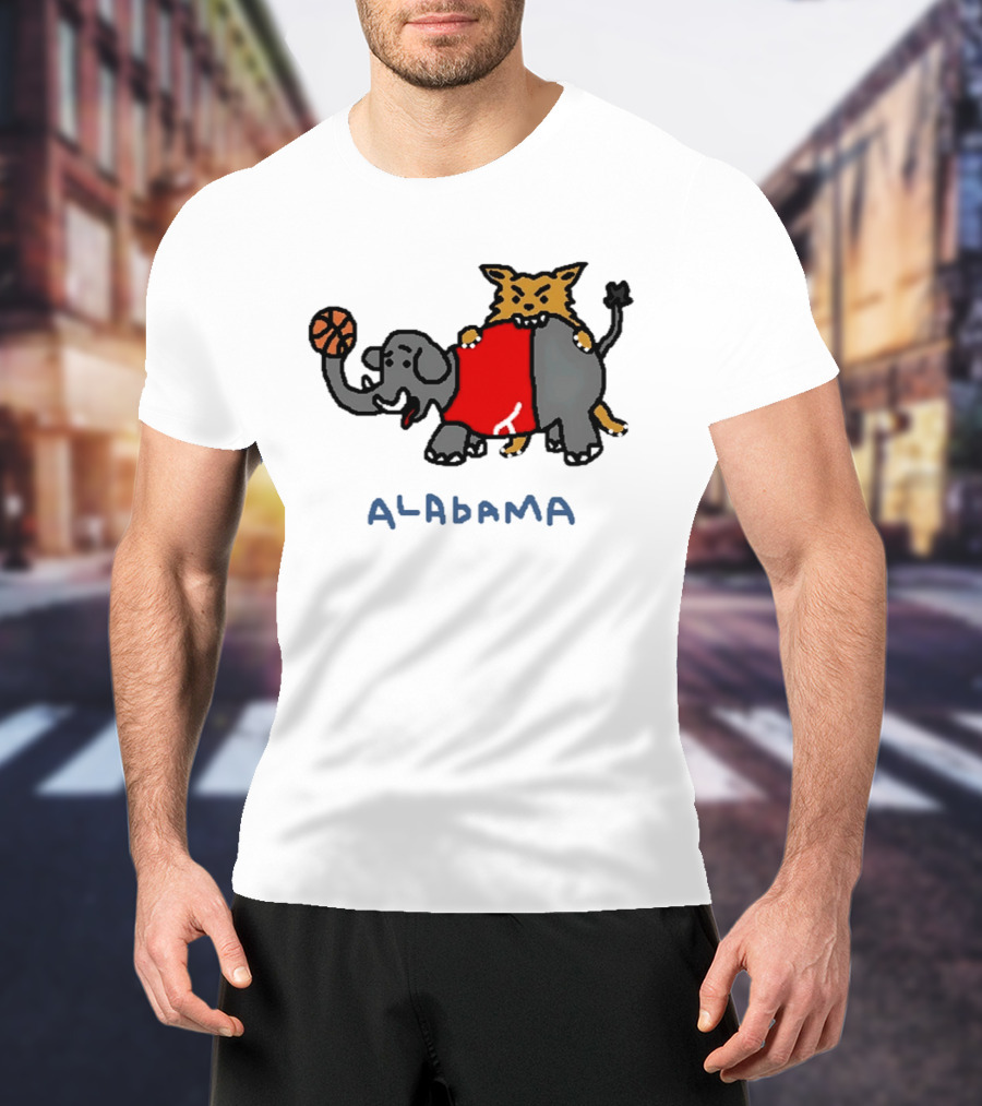 Kentucky Wildcats Vs Alabama Crimson Tide Basketball 2026 SEC Rivalry Paint T-Shirt