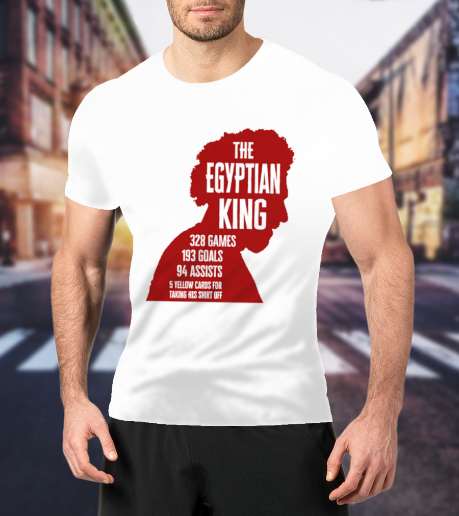 The Egyptian King Mohamed Salah 328 Games 159 Goals 94 Assists Liverpool FC Stats T-Shirt