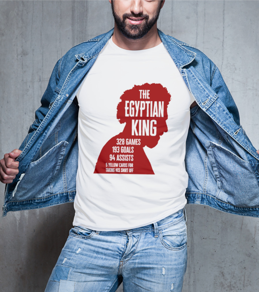 The Egyptian King Mohamed Salah 328 Games 159 Goals 94 Assists Liverpool FC Stats T-Shirt