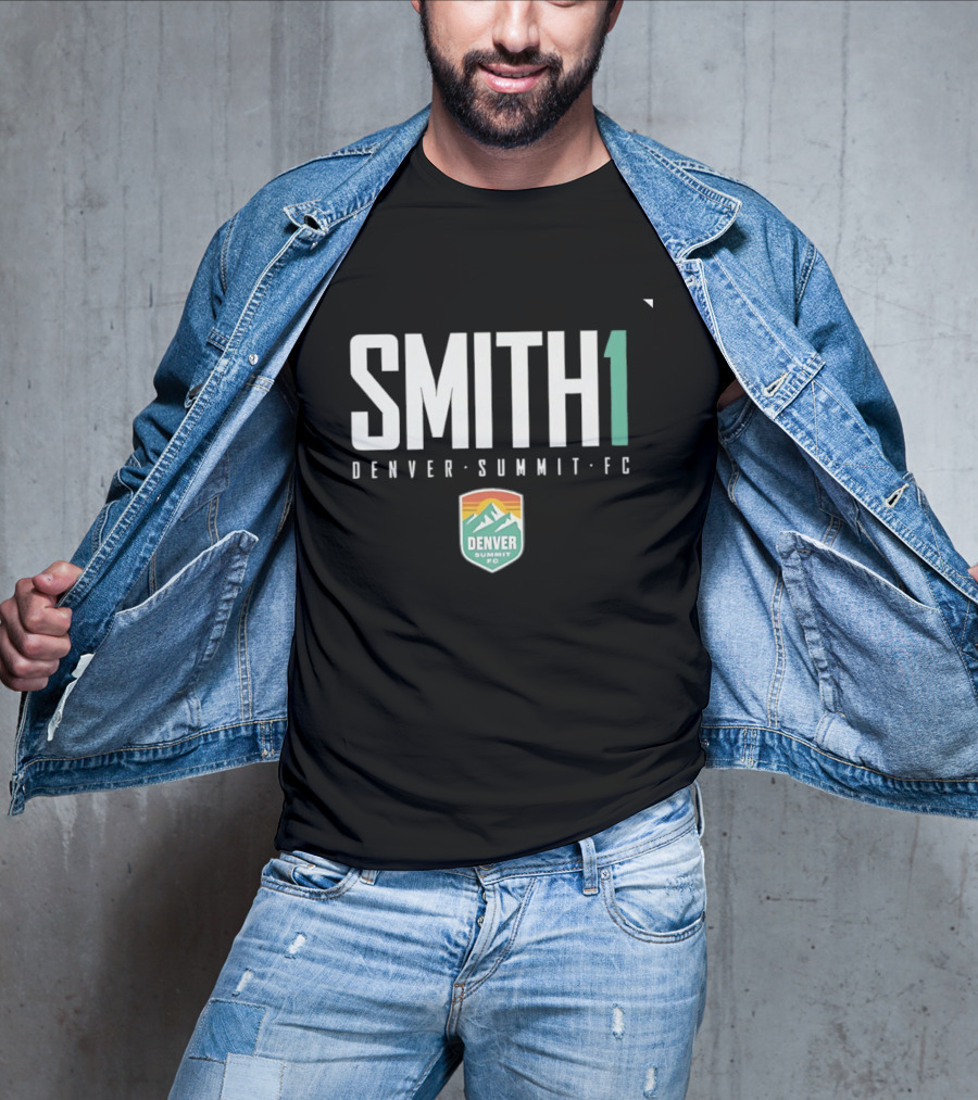Denver Summit FC Smith 1 Elite Name And Number T-Shirt