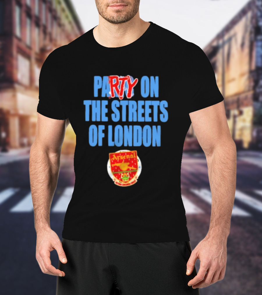 Party On The Streets Of London Arsenal T-Shirt