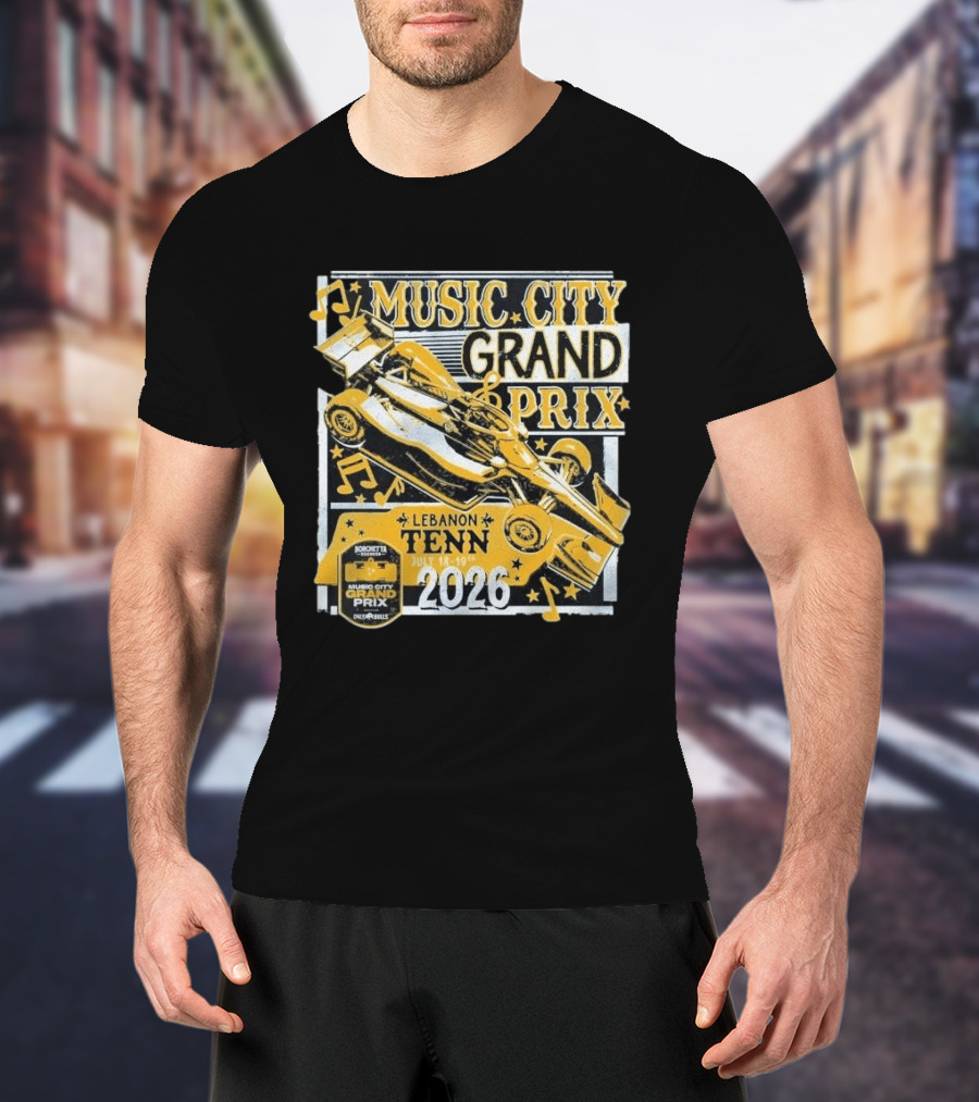 Borchetta Bourbon Music City Grand Prix Onlybulls Lebanon Tenn July 17 19 2026 T-Shirt