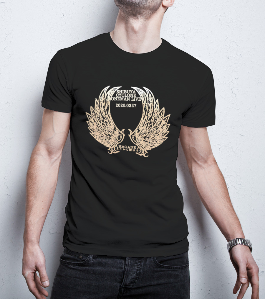 Shibuya Cyclone Oneman Live 20200327 Hagane Wings T-Shirt