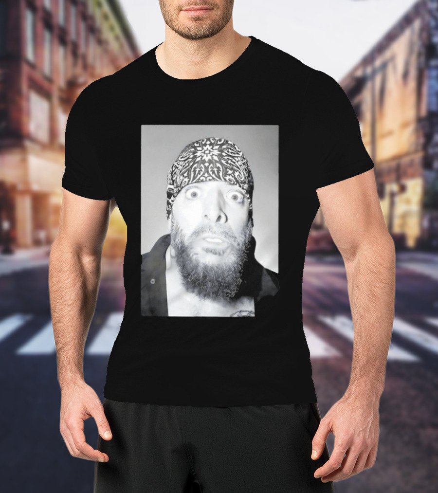 Mark Briscoe Yearbook Photo Bandana T-Shirt