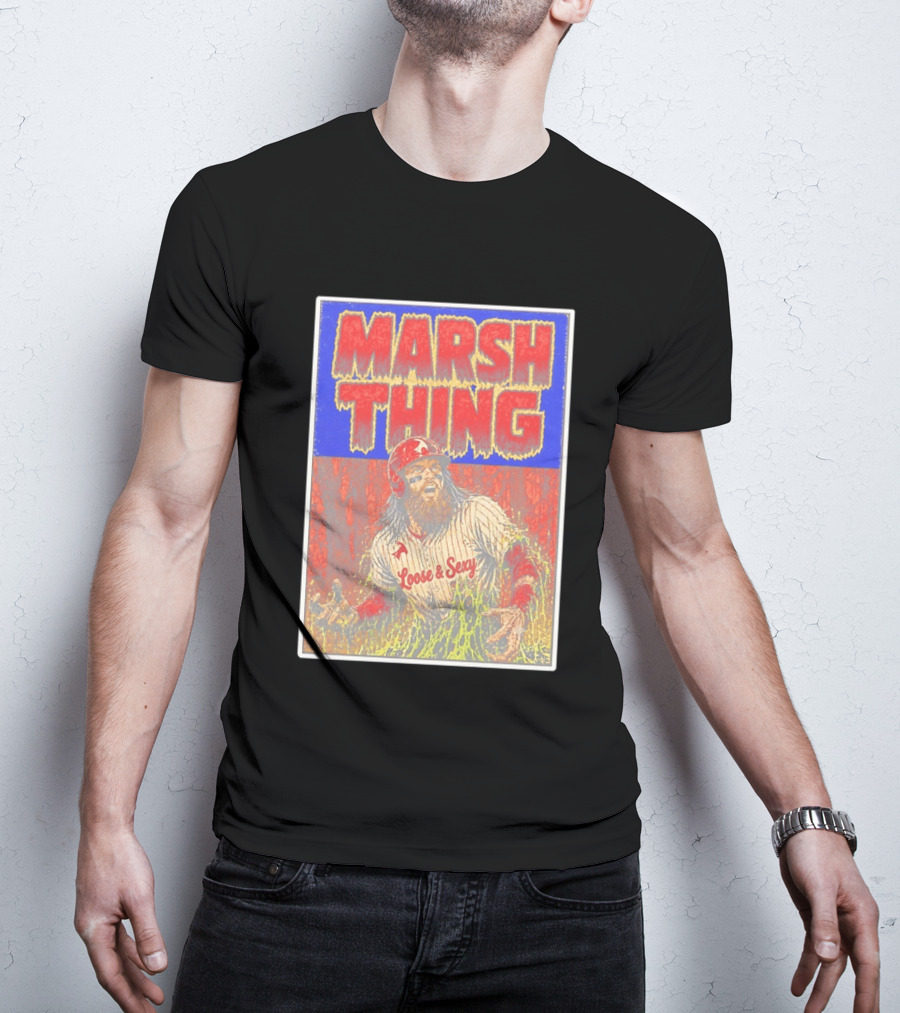 Marsh Thing Brandon Marsh Philadelphia Phillies Loose Sexy T-Shirt