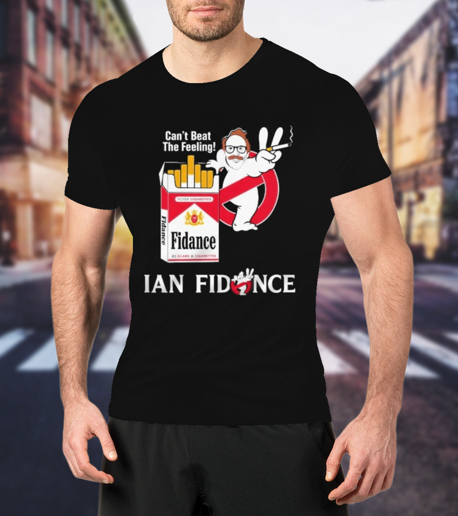 Ian Fidance Can't Beat The Feeling Ghostbusters Marlboro Cigarette T-Shirt