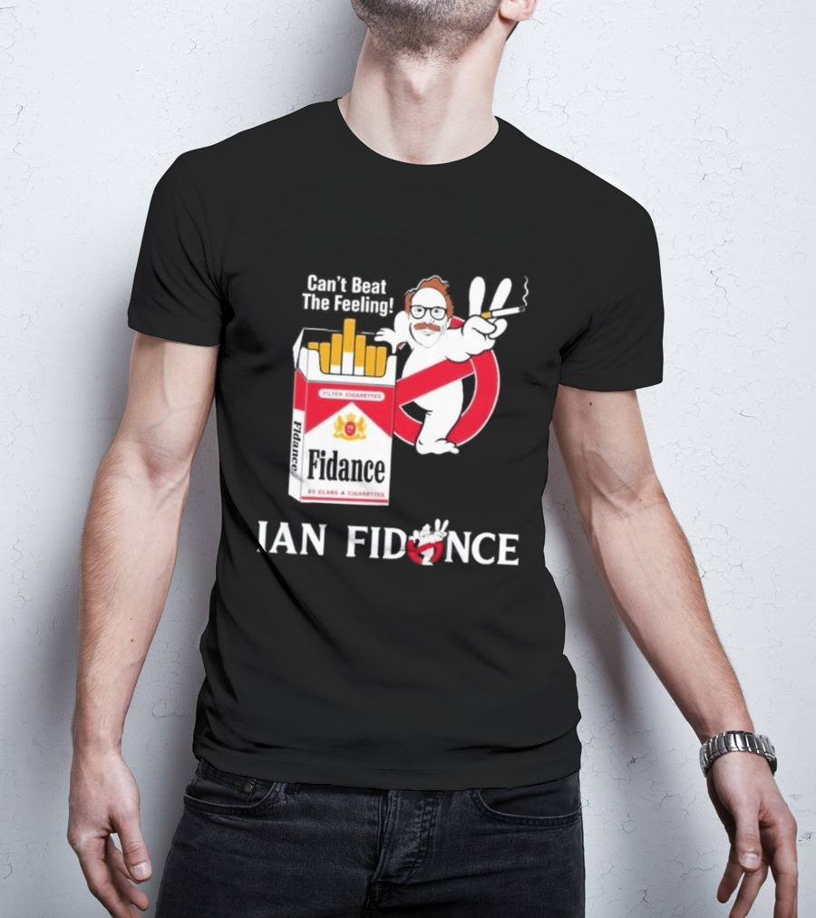 Ian Fidance Can't Beat The Feeling Ghostbusters Marlboro Cigarette T-Shirt