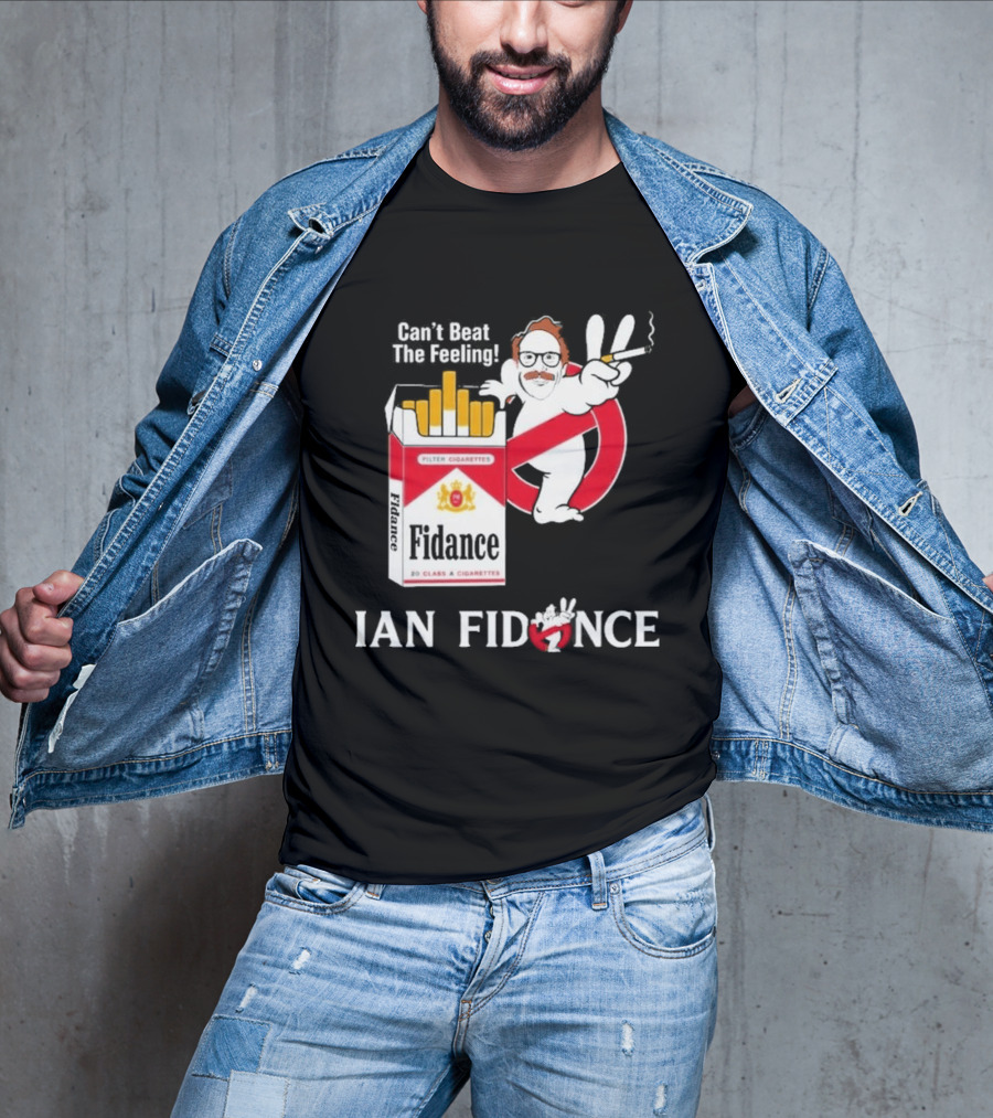 Ian Fidance Can't Beat The Feeling Ghostbusters Marlboro Cigarette T-Shirt