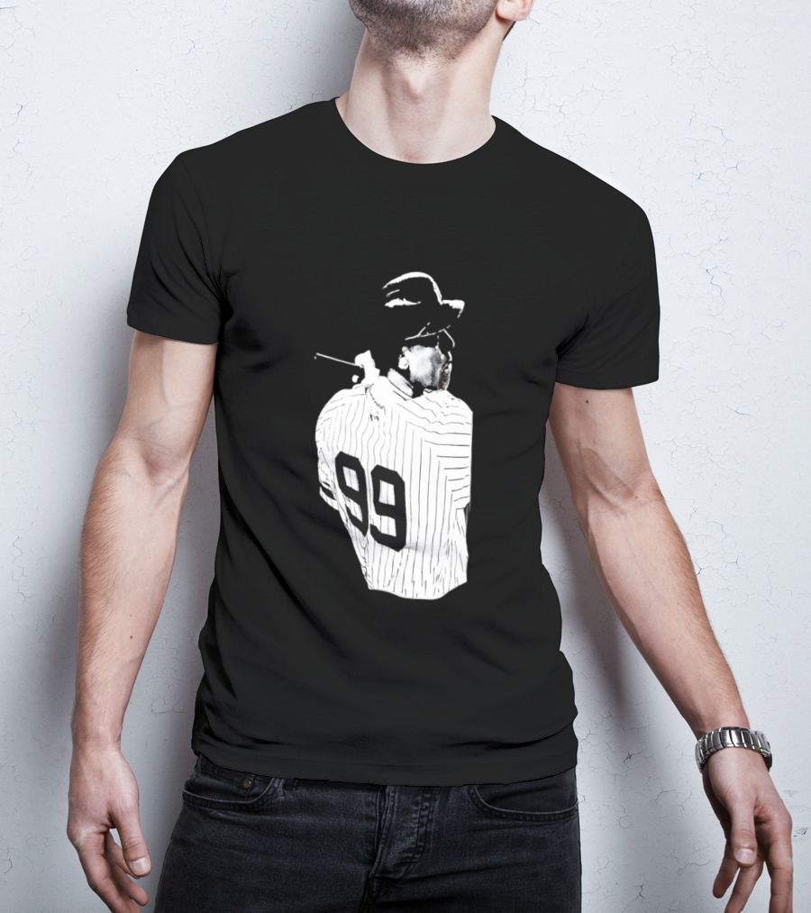 New York Yankees Aaron Judge 99 Pinstripes T-Shirt