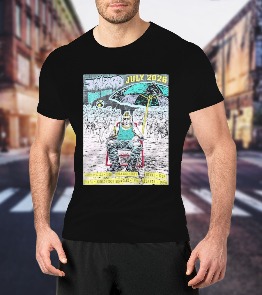 Jailbird Heads South July 2026 Tour Jacksonville Orlando Miami Tampa Atlanta T-Shirt