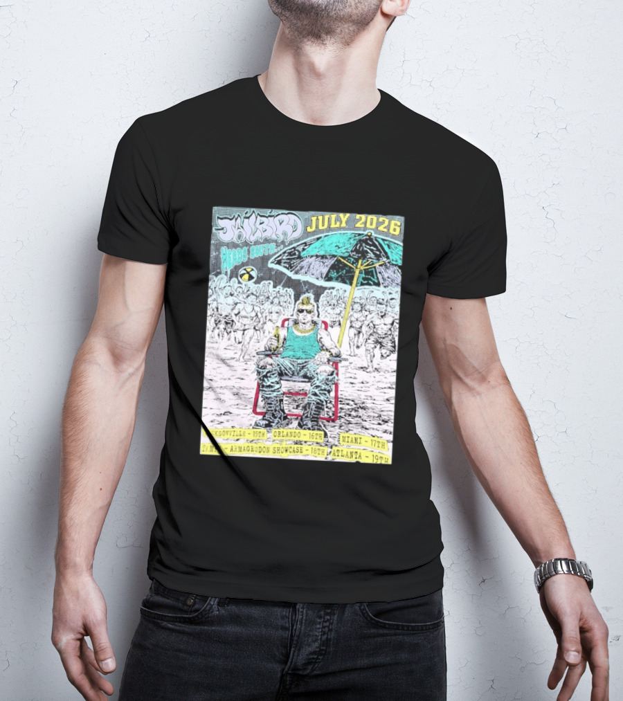 Jailbird Heads South July 2026 Tour Jacksonville Orlando Miami Tampa Atlanta T-Shirt