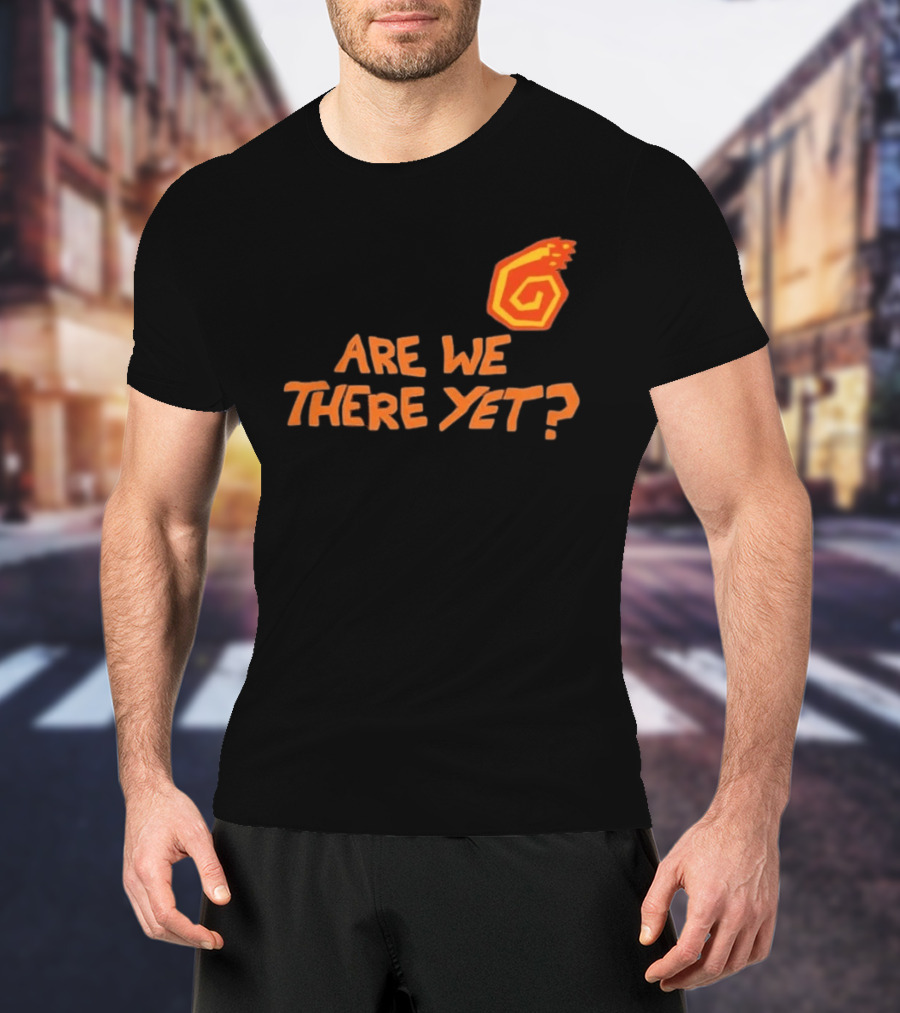 James Marriott Are We There Yet Orange Spiral T-Shirt