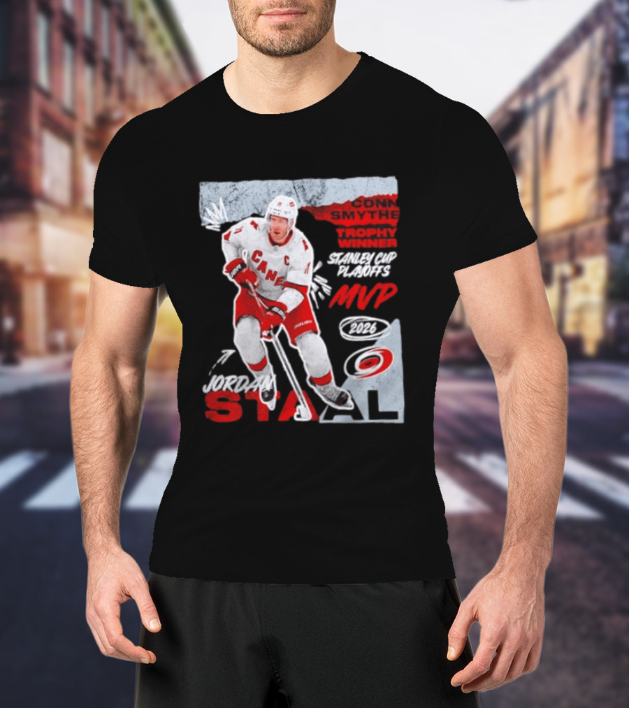 Jordan Staal Carolina Hurricanes Conn Smythe Trophy Winner 2026 Stanley Cup Playoffs MVP 2021 T-Shirt