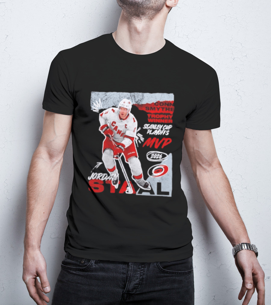 Jordan Staal Carolina Hurricanes Conn Smythe Trophy Winner 2026 Stanley Cup Playoffs MVP 2021 T-Shirt