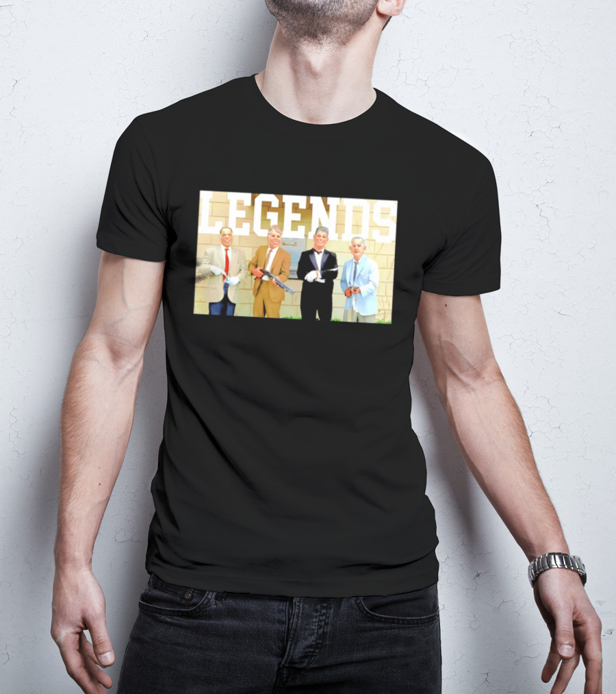 LEGENDS Ex Presidents Point Break Presidential Masks T-Shirt