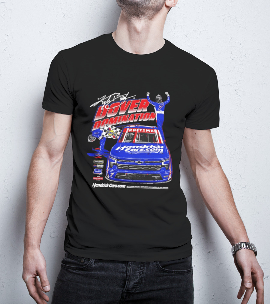 Kyle Busch Dover Domination HendrickCars.com NASCAR Craftsman Sunoco Racing T-Shirt