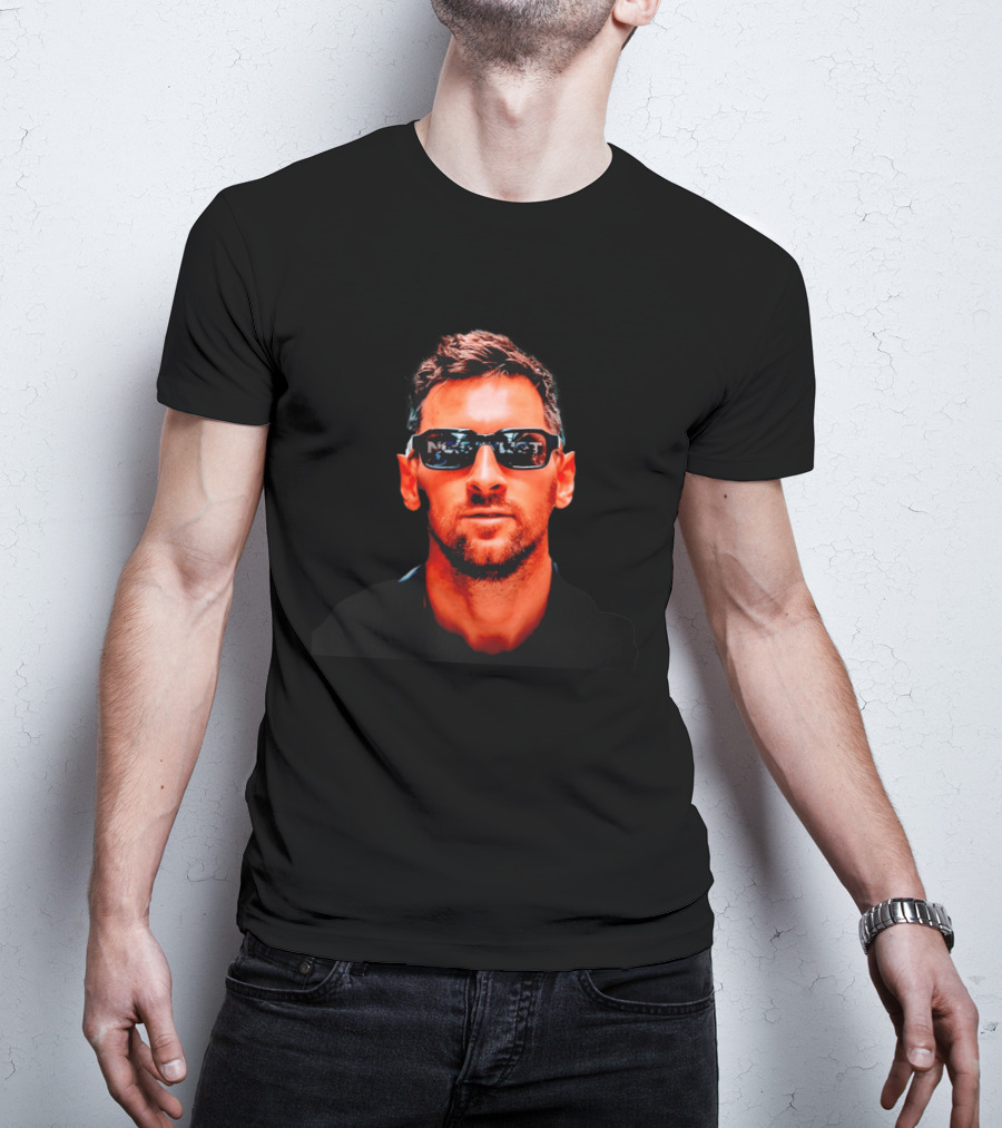 Lionel Messi Inter Miami Sunglasses Cool Soccer Star Look T-Shirt