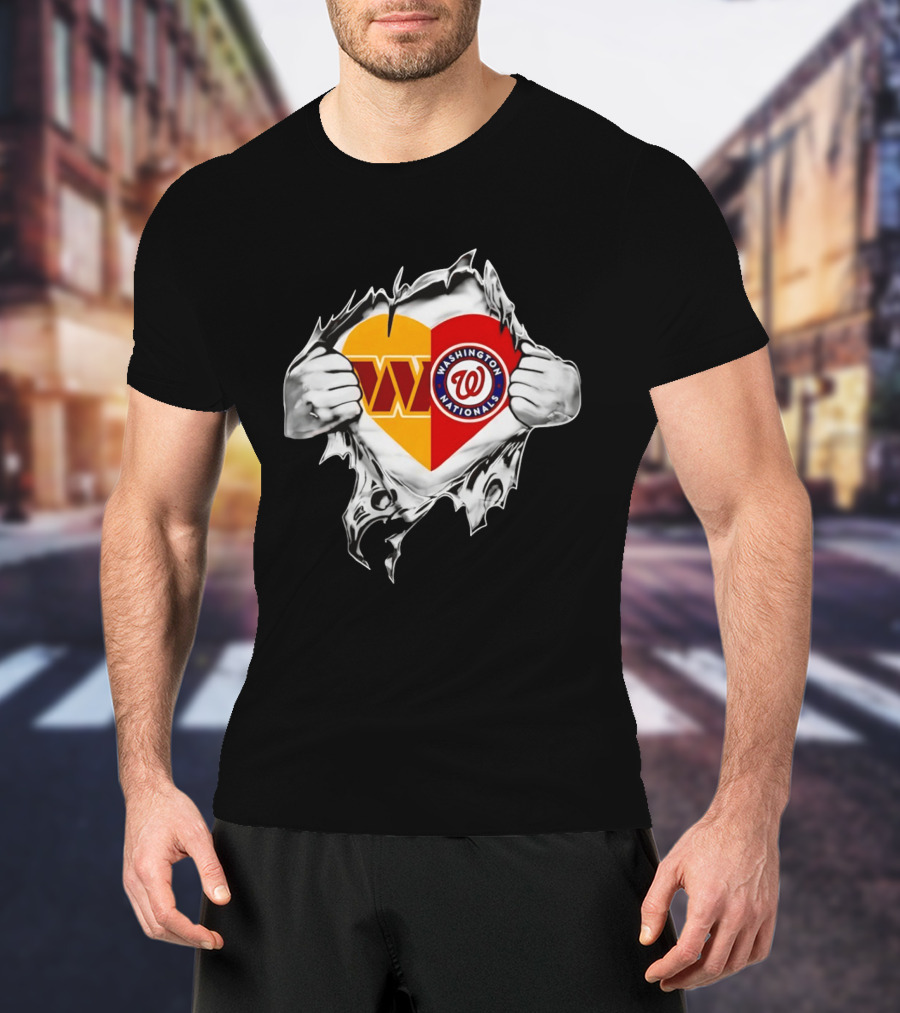 Washington Commanders Nationals Heartfelt Fan Passion T-Shirt