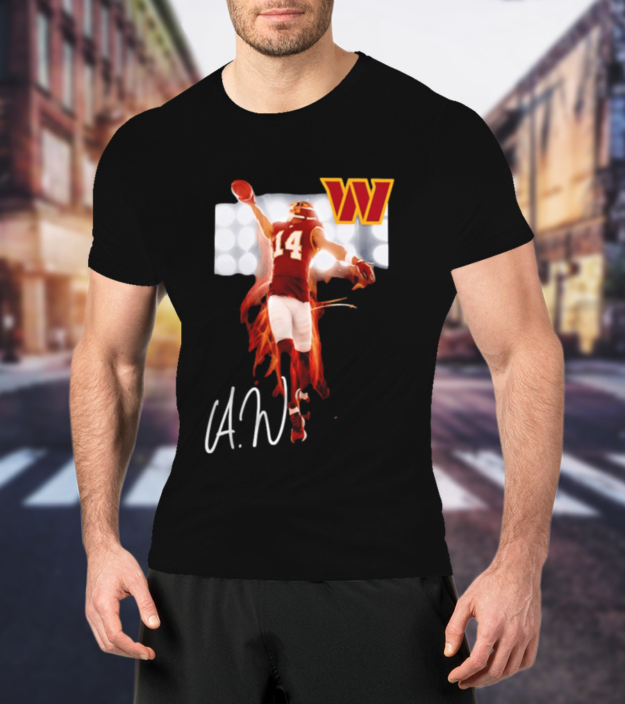 Washington Commanders Antonio Williams 14 AW Football Legacy Rookie T-Shirt