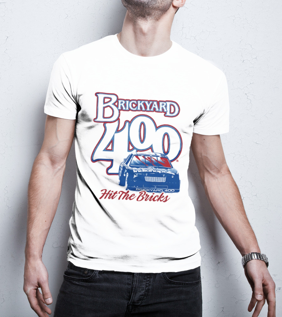 Brickyard 400 Hit The Bricks Indianapolis Motor Speedway Racing Car T-Shirt