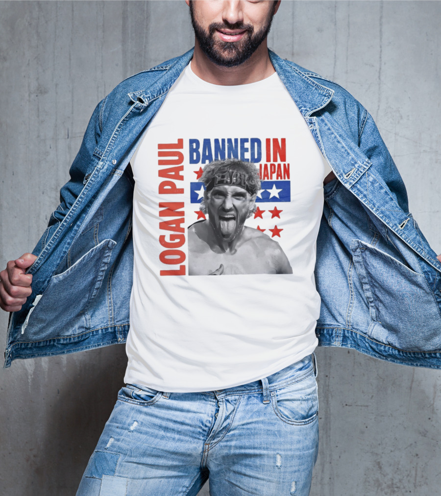 Logan Paul Banned In Japan Stars And Stripes T-Shirt